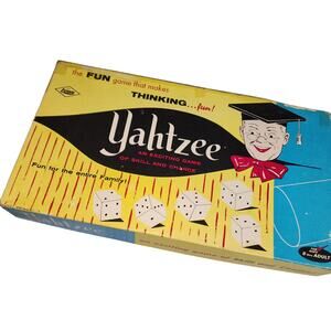 VINTAGE 1953 LOWE ORIGINAL YATHZEE GAME